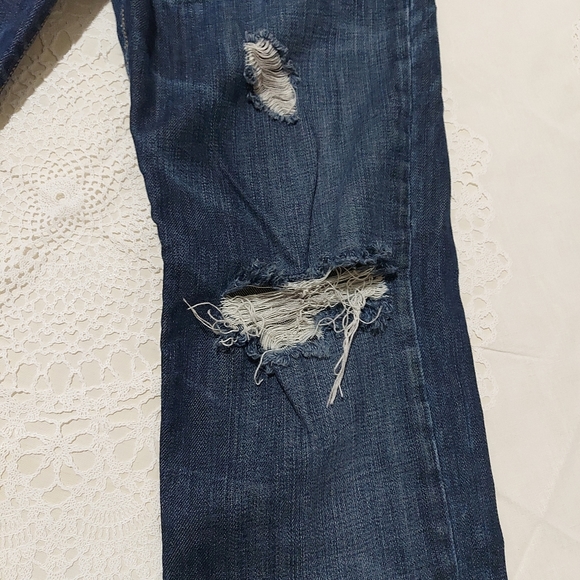 Current/Elliot The Boyfriend Distressed Jean Sz 0 - Picture 7 of 12